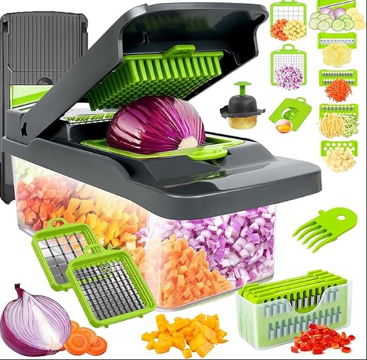 16 IN1 Mandoline Slicer Veggie Food Chopper