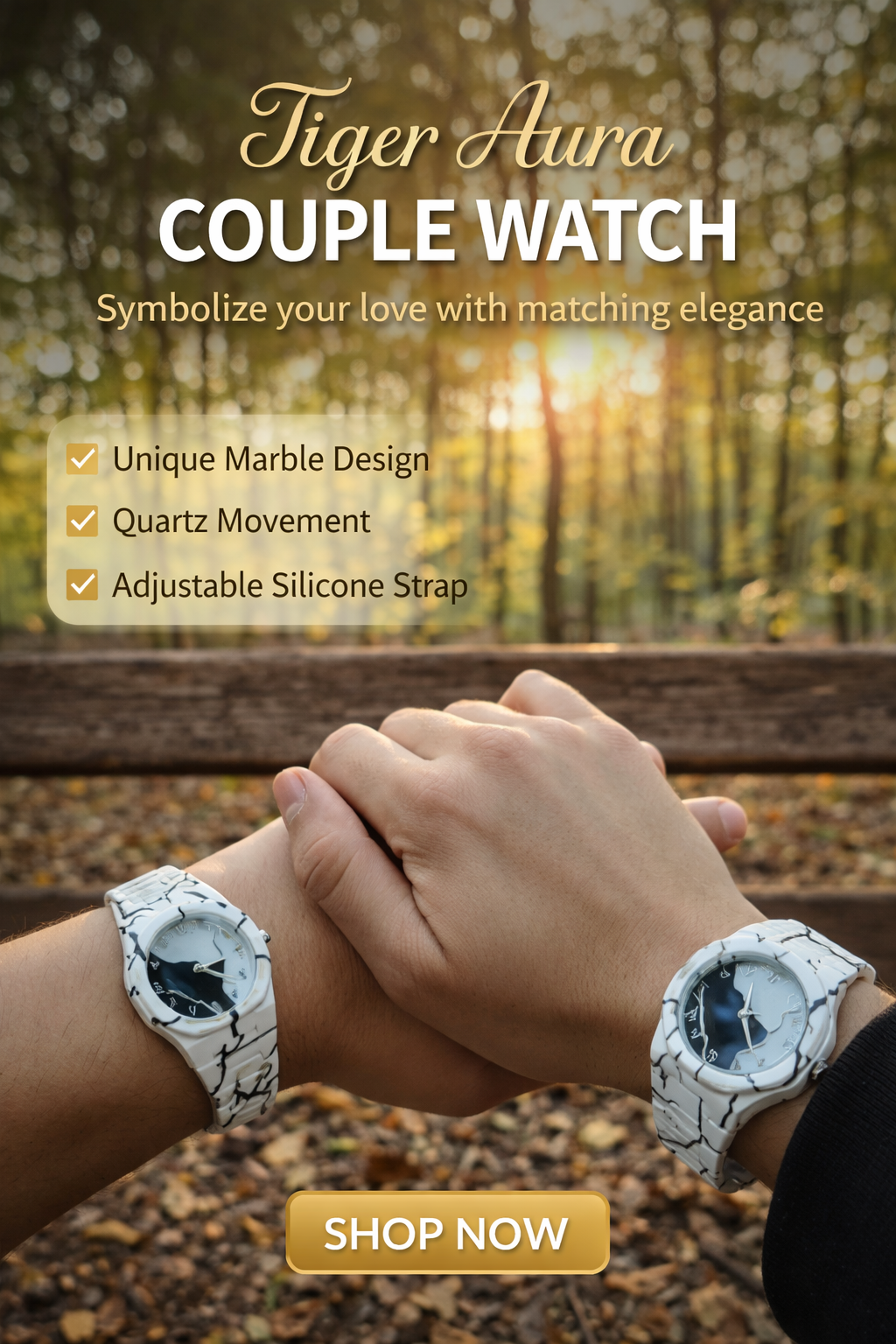 Tiger Aura Couple Watch Set