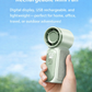 Rechargeable mini portable fan